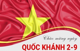 Thông báo nghỉ lể Quốc Khánh 2.9.2024